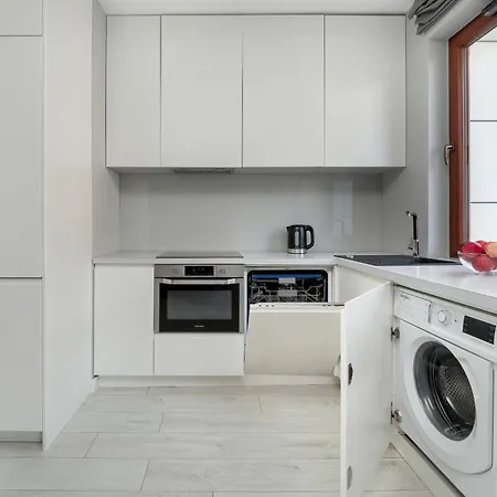 Minimalistyczny W Gdansku Z Widokiem Na Rzeke By Renters Danzica