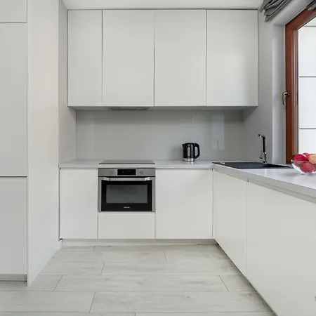 Minimalistyczny W Gdansku Z Widokiem Na Rzeke By Renters * Danzica